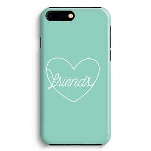 CaseCompany Friends heart pastel: iPhone 8 Plus Volledig Geprint Hoesje