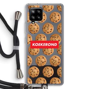 CaseCompany Koekerond: Samsung Galaxy A42 5G Transparant Hoesje met koord