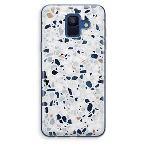 CaseCompany Terrazzo N°1: Samsung Galaxy A6 (2018) Transparant Hoesje