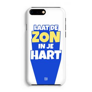 CaseCompany Laat de zon in je hart: iPhone 8 Plus Volledig Geprint Hoesje