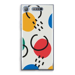 CaseCompany Illustratieve pop 3: Sony Xperia XZ1 Transparant Hoesje