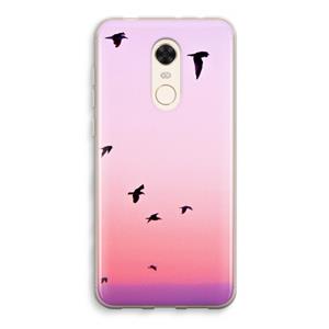 CaseCompany Fly away: Xiaomi Redmi 5 Transparant Hoesje