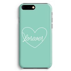 CaseCompany Forever heart pastel: iPhone 8 Plus Volledig Geprint Hoesje