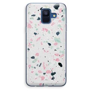 CaseCompany Terrazzo N°3: Samsung Galaxy A6 (2018) Transparant Hoesje