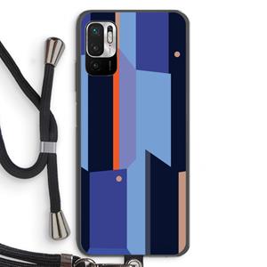 CaseCompany Gestalte 3: Xiaomi Redmi Note 10 5G Transparant Hoesje met koord