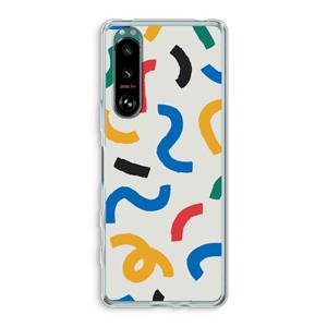 CaseCompany Illustratieve pop 2: Sony Xperia 5 III Transparant Hoesje