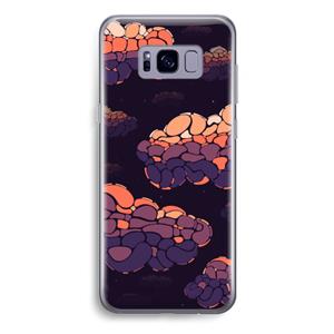 CaseCompany Patroon Wolken: Samsung Galaxy S8 Plus Transparant Hoesje