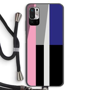 CaseCompany Gestalte 4: Xiaomi Redmi Note 10 5G Transparant Hoesje met koord