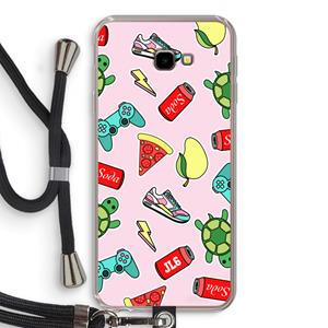 CaseCompany Things Jamie Loves: Samsung Galaxy J4 Plus Transparant Hoesje met koord