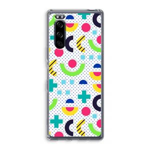 CaseCompany 8-bit N°1: Sony Xperia 5 Transparant Hoesje