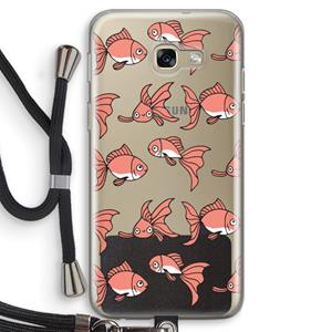 CaseCompany Blub: Samsung Galaxy A5 (2017) Transparant Hoesje met koord