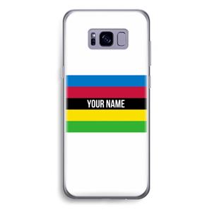 CaseCompany WK Wielrennen: Samsung Galaxy S8 Plus Transparant Hoesje