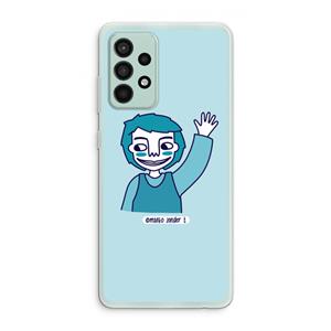 CaseCompany Zwaai: Samsung Galaxy A52s 5G Transparant Hoesje