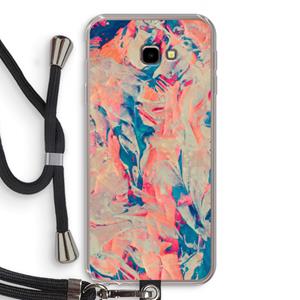 CaseCompany Alone: Samsung Galaxy J4 Plus Transparant Hoesje met koord