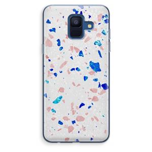CaseCompany Terrazzo N°6: Samsung Galaxy A6 (2018) Transparant Hoesje