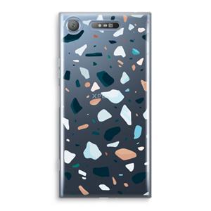 CaseCompany Terrazzo N°13: Sony Xperia XZ1 Transparant Hoesje
