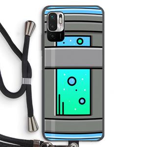 CaseCompany Chug Bottle: Xiaomi Redmi Note 10 5G Transparant Hoesje met koord