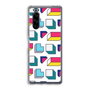 CaseCompany 8-bit N°7: Sony Xperia 5 Transparant Hoesje