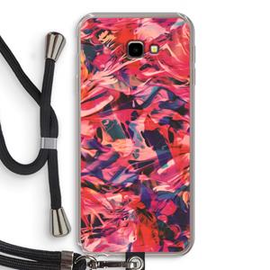 CaseCompany California: Samsung Galaxy J4 Plus Transparant Hoesje met koord