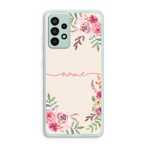 CaseCompany Rozen: Samsung Galaxy A52s 5G Transparant Hoesje