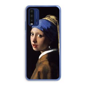 CaseCompany The Pearl Earring: Xiaomi Redmi 9T Transparant Hoesje