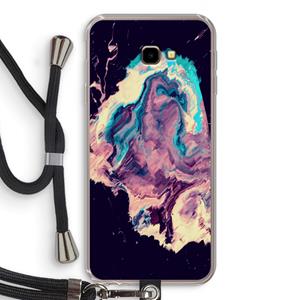 CaseCompany Cosmic Silence: Samsung Galaxy J4 Plus Transparant Hoesje met koord