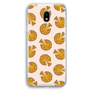 CaseCompany You Had Me At Pizza: Samsung Galaxy J3 (2017) Transparant Hoesje