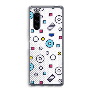 CaseCompany 8-bit N°9: Sony Xperia 5 Transparant Hoesje