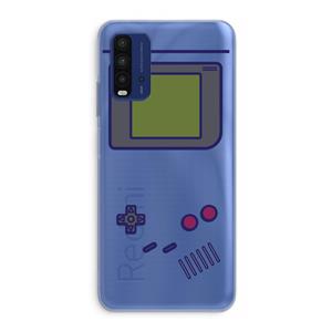 CaseCompany Game On: Xiaomi Redmi 9T Transparant Hoesje