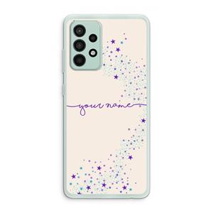 CaseCompany Sterren: Samsung Galaxy A52s 5G Transparant Hoesje