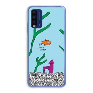 CaseCompany Aquarium: Xiaomi Redmi 9T Transparant Hoesje