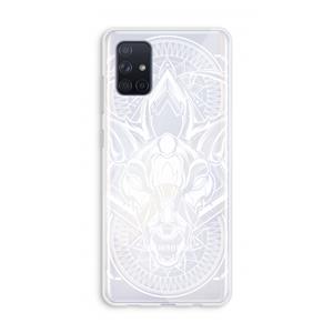 CaseCompany Oh Deer: Galaxy A71 Transparant Hoesje