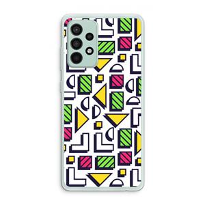 CaseCompany 8-bit N°4: Samsung Galaxy A52s 5G Transparant Hoesje