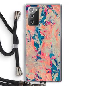 CaseCompany Alone: Samsung Galaxy Note 20 / Note 20 5G Transparant Hoesje met koord
