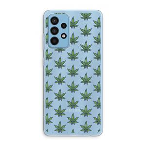 CaseCompany Weed: Samsung Galaxy A52 Transparant Hoesje