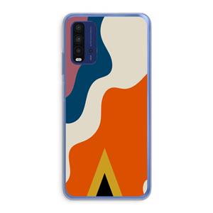 CaseCompany Noor A: Xiaomi Redmi 9T Transparant Hoesje