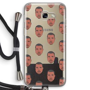 CaseCompany Kanye Call Me℃: Samsung Galaxy A5 (2017) Transparant Hoesje met koord