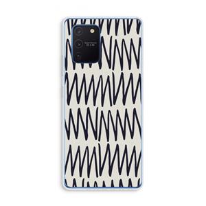 CaseCompany Marrakech Zigzag: Samsung Galaxy Note 10 Lite Transparant Hoesje