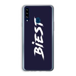 CaseCompany Biest: Samsung Galaxy A20s Transparant Hoesje