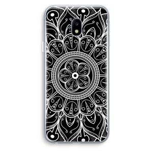 CaseCompany Roses Are Red: Samsung Galaxy J3 (2017) Transparant Hoesje