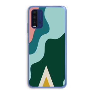 CaseCompany Noor B: Xiaomi Redmi 9T Transparant Hoesje