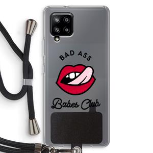 CaseCompany Badass Babes Club: Samsung Galaxy A42 5G Transparant Hoesje met koord