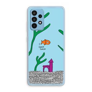 CaseCompany Aquarium: Samsung Galaxy A52 Transparant Hoesje