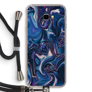 CaseCompany Mirrored Mirage: Samsung Galaxy J4 Plus Transparant Hoesje met koord