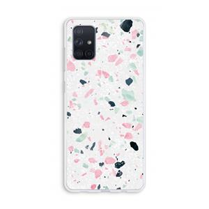 CaseCompany Terrazzo N°3: Galaxy A71 Transparant Hoesje