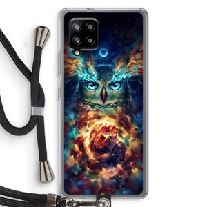 CaseCompany Aurowla: Samsung Galaxy A42 5G Transparant Hoesje met koord