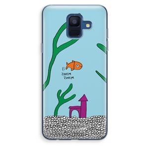 CaseCompany Aquarium: Samsung Galaxy A6 (2018) Transparant Hoesje