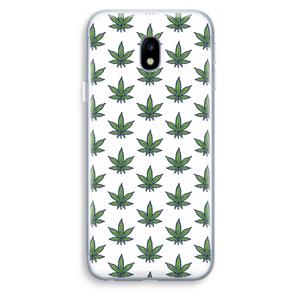 CaseCompany Weed: Samsung Galaxy J3 (2017) Transparant Hoesje