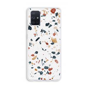 CaseCompany Terrazzo N°4: Galaxy A71 Transparant Hoesje