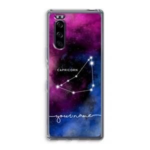 CaseCompany Sterrenbeeld - Donker: Sony Xperia 5 Transparant Hoesje